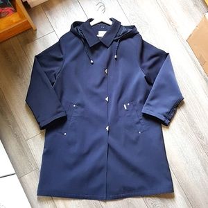 SZ14 Fall Navy Coat With Triangle Snaps!